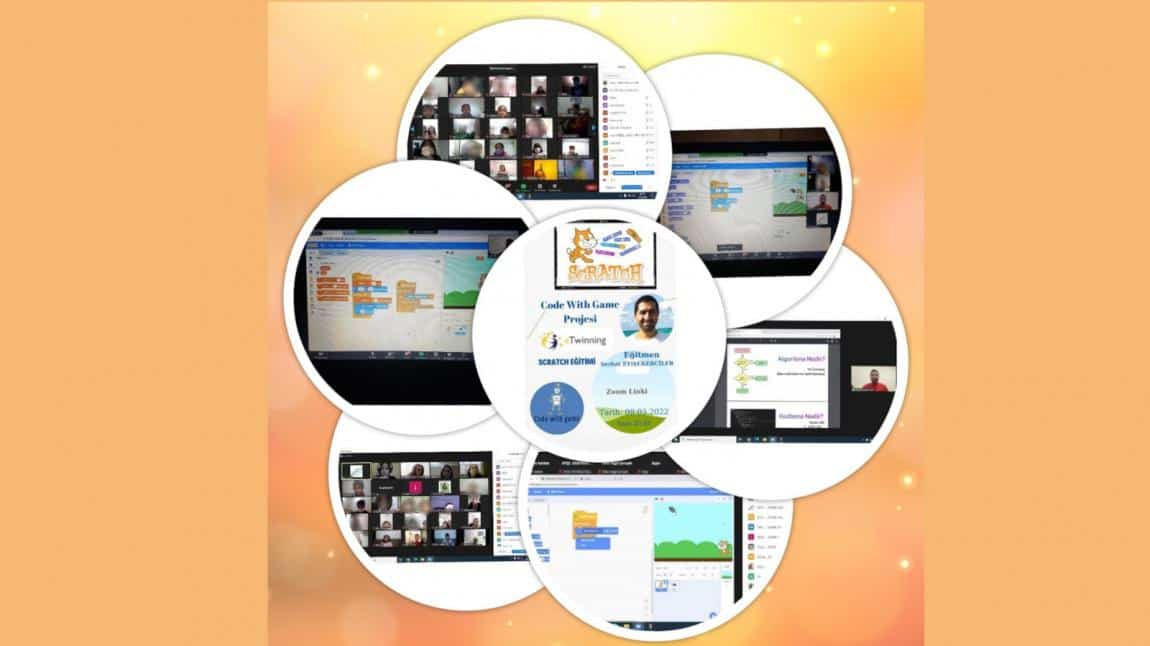 'Code With Game' eTwinning Projemizde Web 2.0 Araçlarından Scratch Kullandık